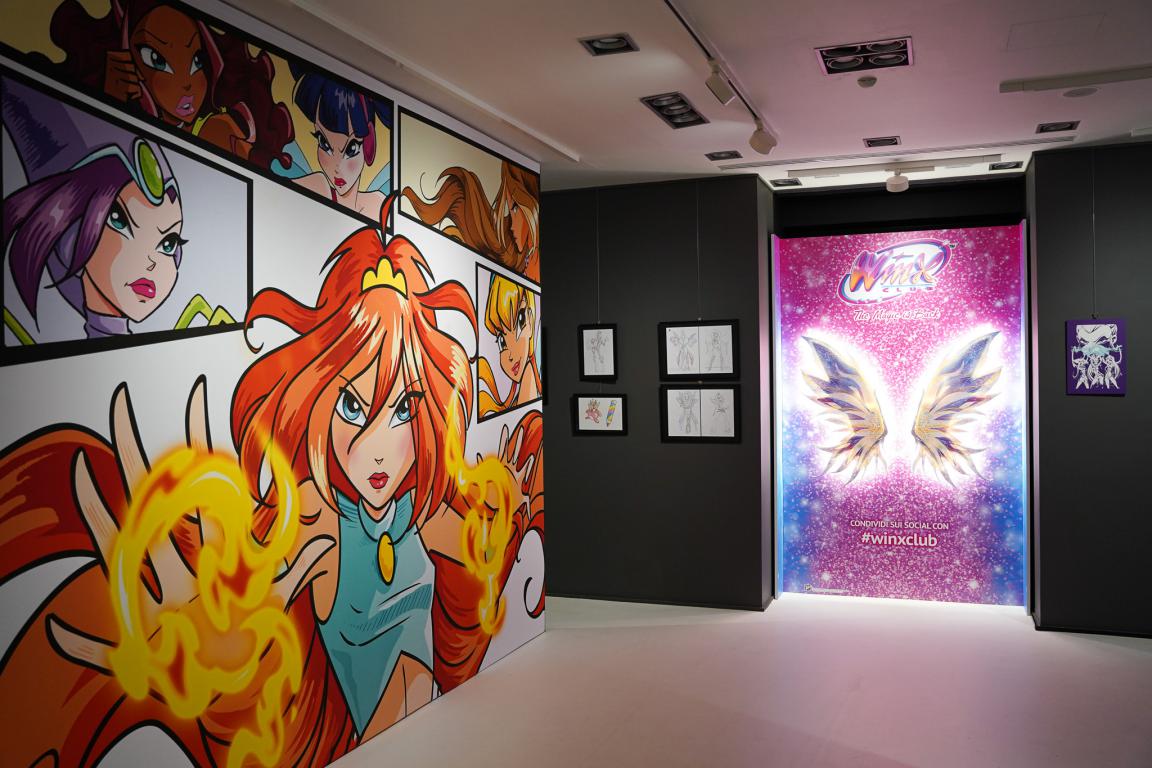 Oltre la magia delle Winx: a Pescara una mostra racconta 30 anni di Rainbow