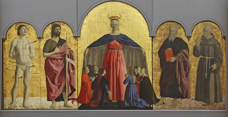 Sansepolcro e l’affresco di Piero della Francesca svanito nel terremoto del 1703
