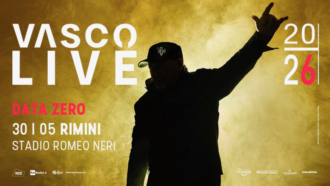 Vasco Rossi inaugura a Rimini il tour 2026: ecco date, biglietti e modalità