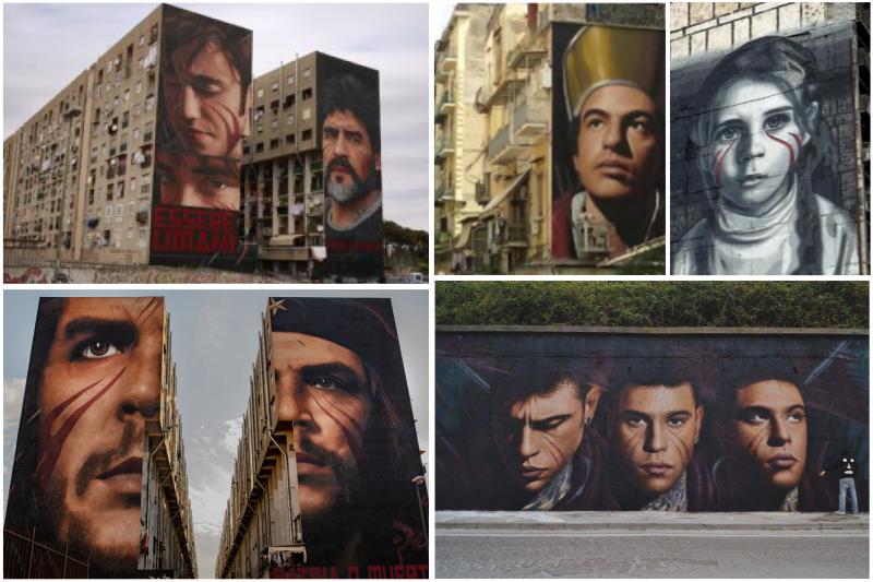 Jorit, il ritratto monumentale che trasforma i muri in manifesti politici