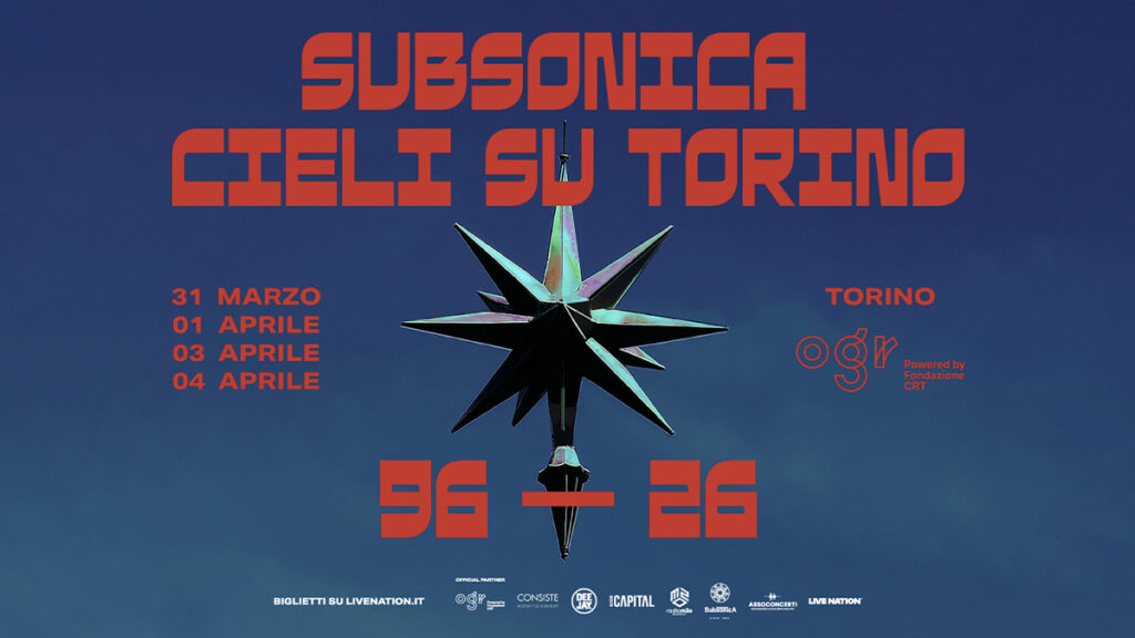 Subsonica Torino 2026