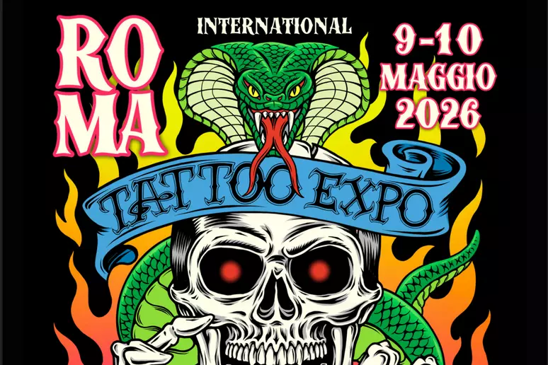 International Tattoo Expo Roma 2026: il 9 e 10 maggio l’Atlantico ospita la XXVI edizione