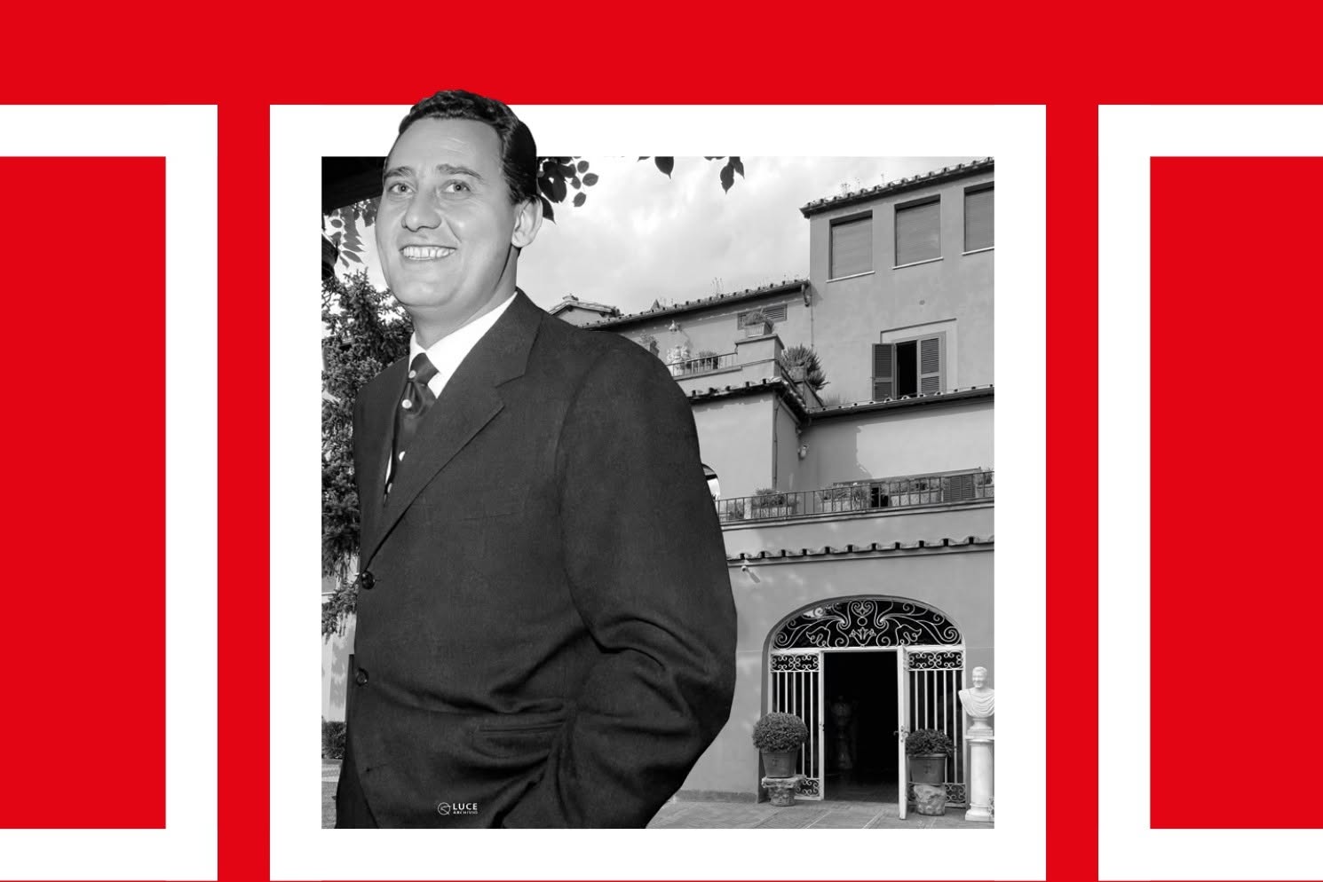 Alberto Sordi alla Casa Museo: dodici film nel giardino della villa romana