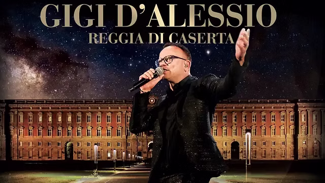 Gigi D’Alessio alla Reggia di Caserta