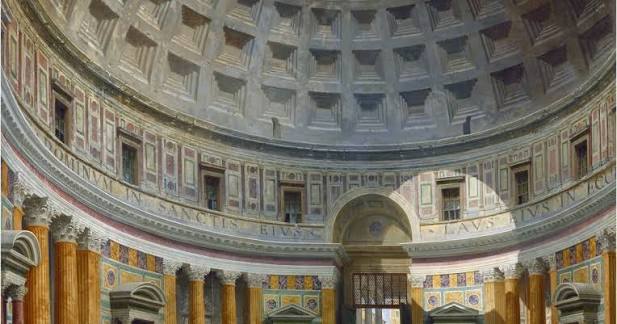 Giovanni Paolo Panini, Interior of the Pantheon, Rome