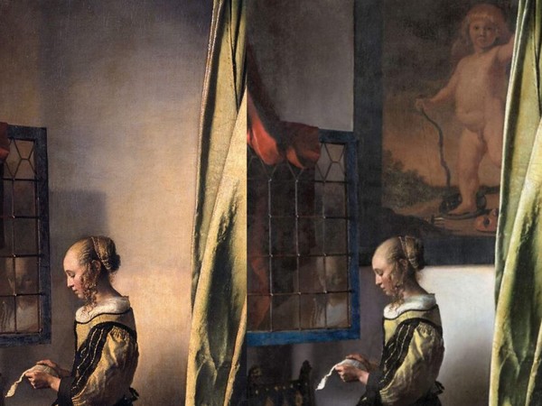 Il Cupido nascosto di Vermeer: il dettaglio riemerso dopo il restauro