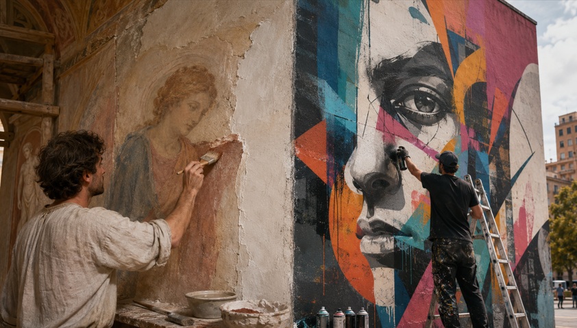 Affresco e murale: perché non sono la stessa cosa