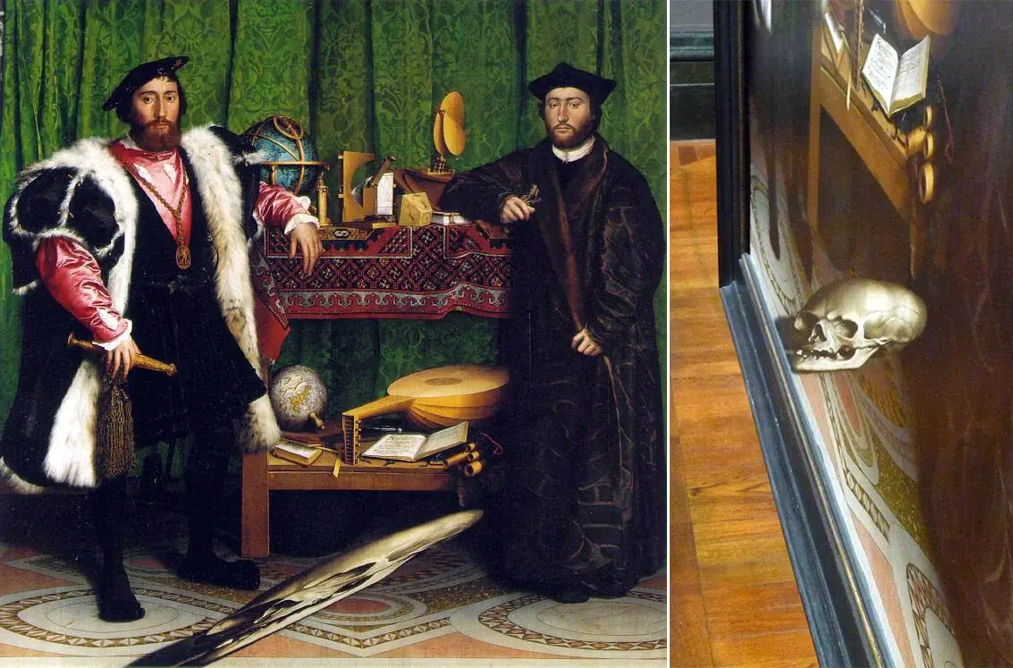 Gli Ambasciatori di Holbein, il teschio nascosto che cambia il punto di vista