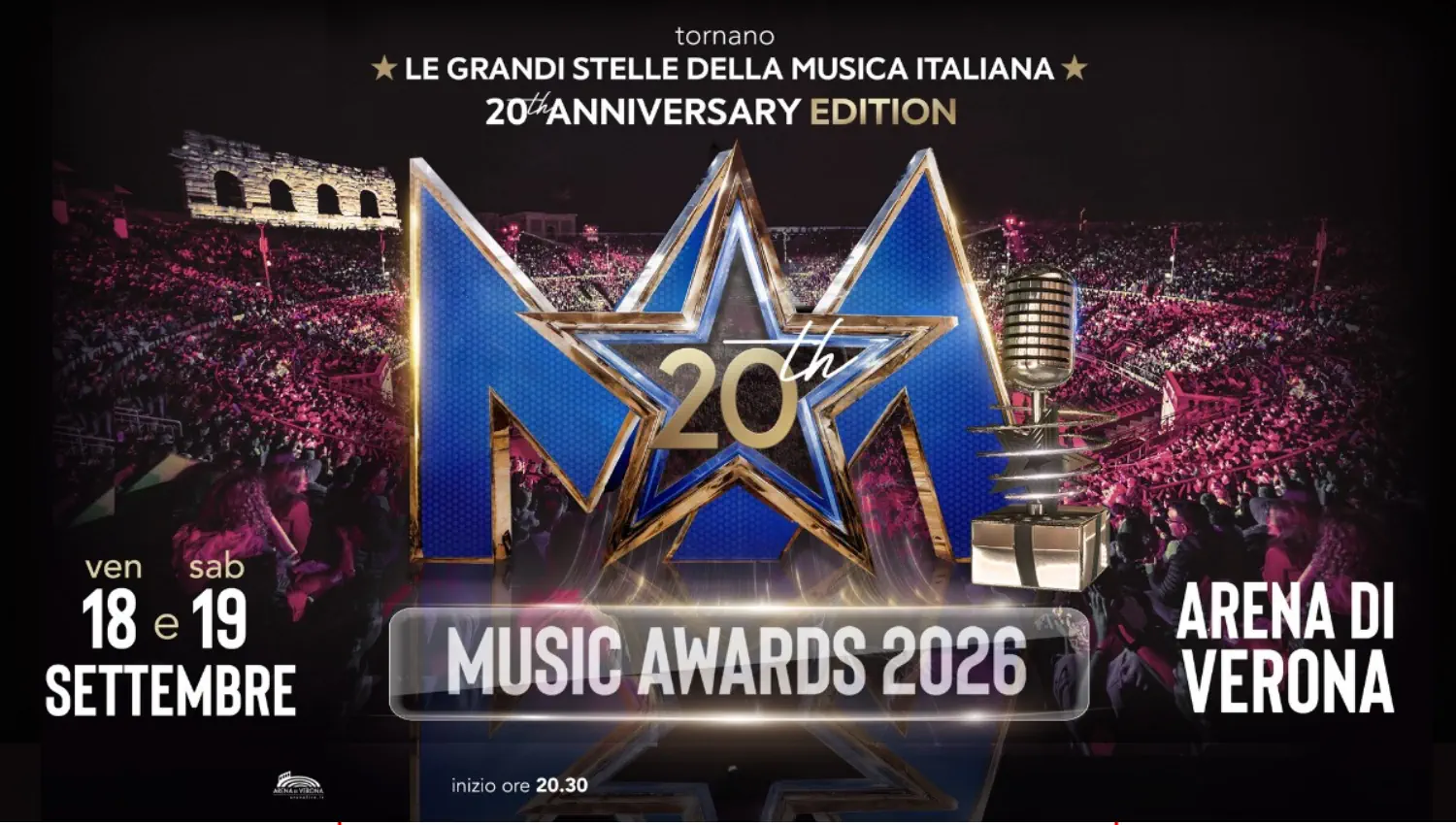 BYD Music Awards 2026, il programma e gli artisti dell’edizione speciale all’Arena di Verona