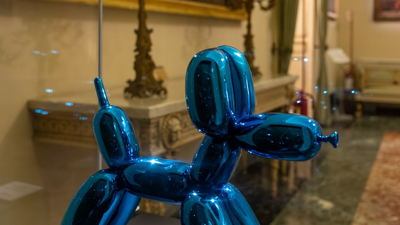 Jeff Koons a Palermo: 15 opere in mostra a Palazzo Reale